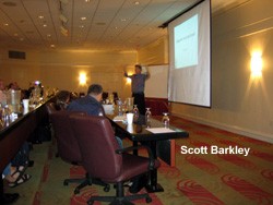 Scott Barkley teaching a seminar